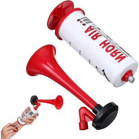 Klaxon pneumatique portatif, avertisseur sonore puissant pour bateaux, voitures et événements sportifs-24.00X16.00X14.00CM (1/2)