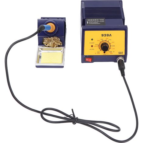 Station de Soudage 90W Temperature Reglable Fer a Souder 939A Prise UE 110V-220V (1/5)