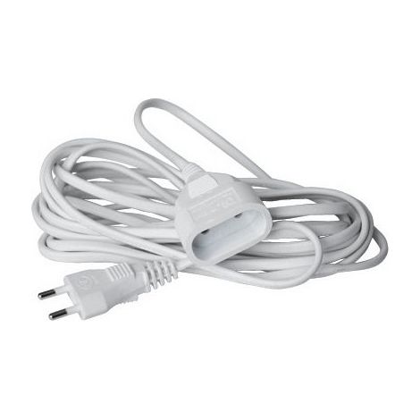 Estensioni elettriche etichetta Cavaliere - Lunghezza: 3 m, collegamento: 2 x 0,75 mm² - 6A Colore: bianco