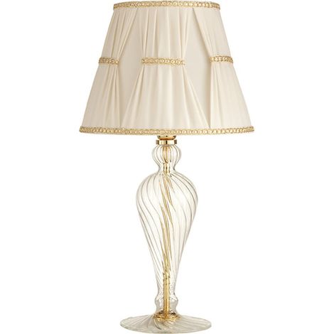 Lampe de table en verre soufflé style classique Roxanne 25 (1/2)