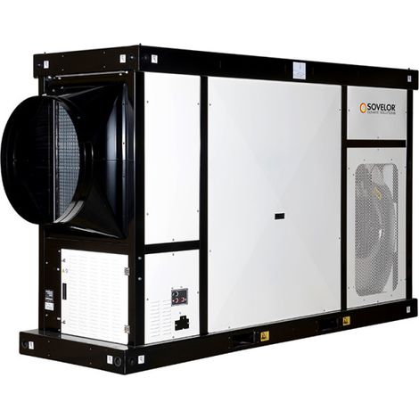 Sovelor – Chauffage de chantier au fioul 235,7kW – SCUDO240 – Combustion indirecte avec brûleurs fuel ou gaz – Débit d'air 20 m3/h