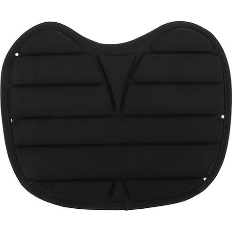 Coussin de siège rembourré confortable et léger pour kayak, canoë ou bateau de pêche (noir)