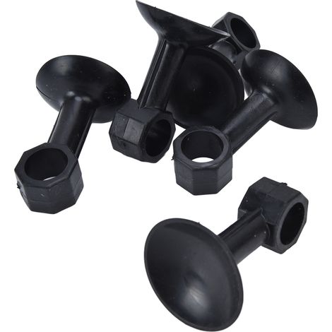 10 Stück runde Gummi-Türstopper für Waschmaschinentüren, Türhalterung für Frontlader, Schwarz (1/5)