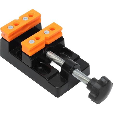 Étau d'établi à mâchoires plates en alliage d'aluminium de 57 mm Pince de fixation multifonctionnelle portable Outils pour le bricolage, le modélisme et la réparation (1/4)
