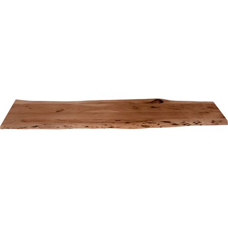 Tischplatte Baumkante Akazie Nuss 160 x 40 cm CURTIS (1/5)