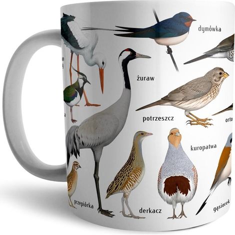 Tazza - Uccelli in campagna (rurale) Solitario