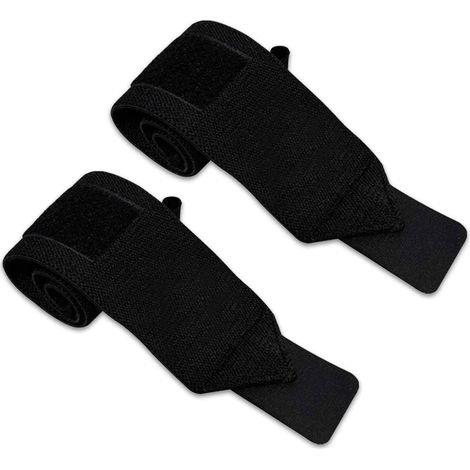 Sangles de poignet pour le fitness, sangles de poignet pour l'haltérophilie, sangles de gym avec boucle pour le pouce, bandage et support de poignet pour la musculation, aide à l'entraînement de force (1/5)
