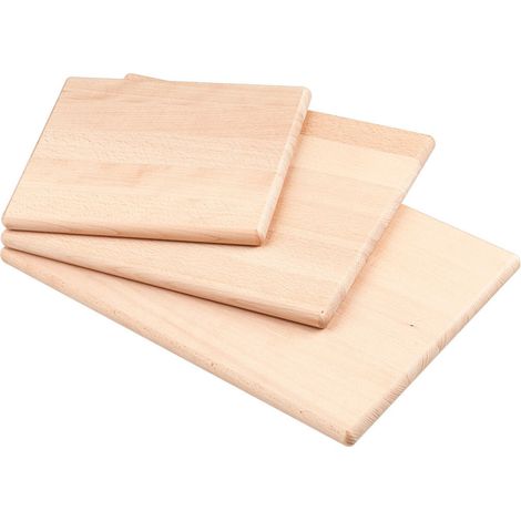 Planche en bois lisse 250 x 300 mm - Stalgast (1/4)