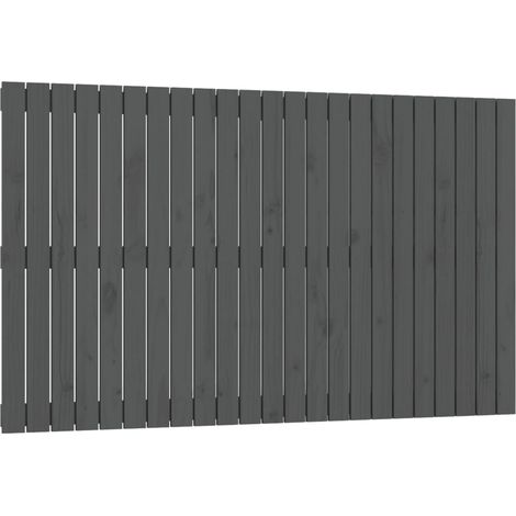 Tête de lit,Panneau décoratif murale Gris 147x3x90 cm Bois massif de pin CFW2468028 (1/5)