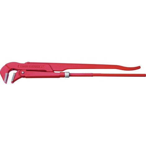 Pinza per tubi lunghezza totale 750 mm, apertura di serraggio 114 mm, per tubi da 4 pollici