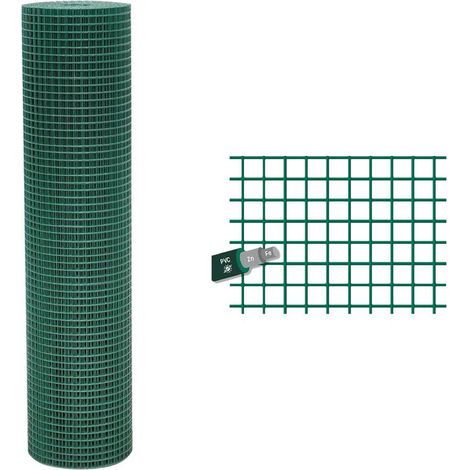 RETE ELETTROSALDATA PLASTIFICATA H 60 cm - 6 x 6 mm - F.1,0