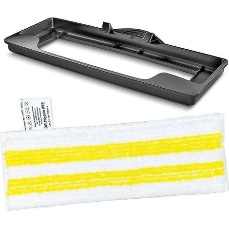 Chiffons de nettoyage pour sols et tapis avec patins pour nettoyeur vapeur Karcher Easyfix 2.863-269.0 SC1 SC2 SC3 SC4 SC5 (1/4)
