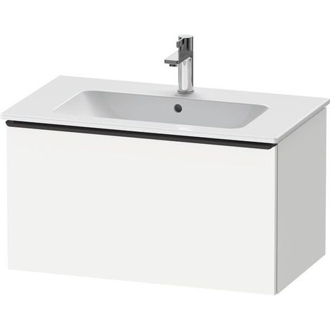 DURAVIT DE42620BD180000 D-Neo WC Suspendu Blanc Montage Réversible 810x462x440 mm Blanc Mat