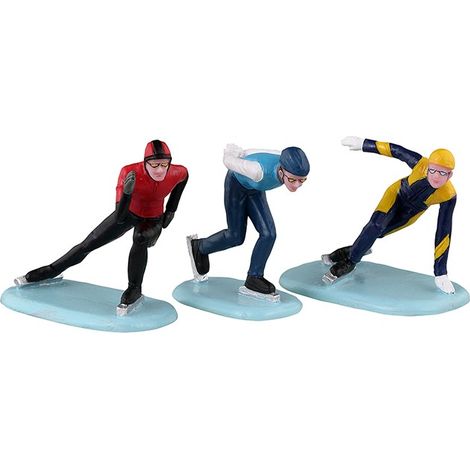Speed Skaters Set Of 3 Cod. 32217