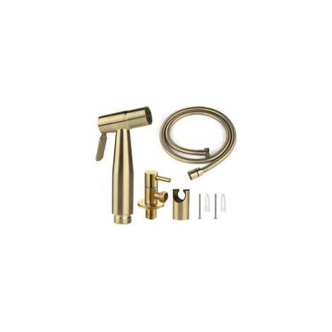 Douchette WC pulvérisateur bidet 150 cm – Acier inoxydable et ABS – Installation facile – Mode de rinçage puissant (1/5)