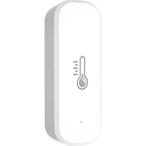 WLAN Temperaturmonitor Kabelloser Sensor Raumklimaüberwachung App Steuerung 10 cm Weiß (1/5)