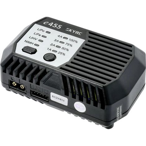 [NEUWERTIG] B-Ware SKYRC Modellbau-Ladegerät e455 4A LiIon LiPo NiMH Ladegerät schwarz 110x70x40mm (1/2)