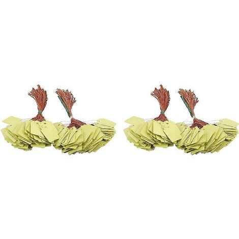400 pièces plante suspendu Tag résistant à l eau plastique Labels Reusable jardin Markers Blank Nursery Seed Name Tags (1/5)