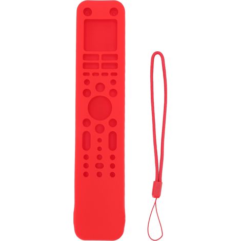 Télécommande silicone housse de protection rouge avec dragonne pour RMF TX520P - Accessoires TV étui souple (1/5)