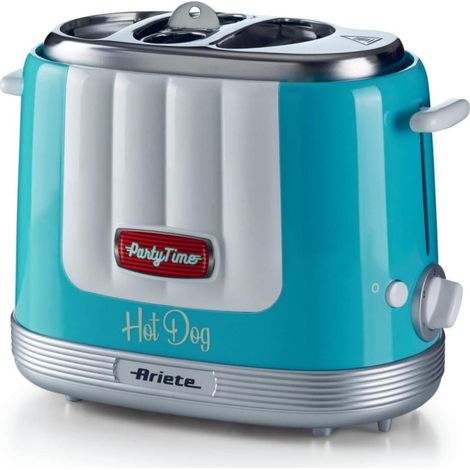 Ariete 206/01 Hot Dog Maker Party Time Macchina per Hot Dog Azzurro