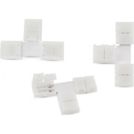 Connecteur T MONO pour ruban LED 10 mm IP20 Miidex Lighting®