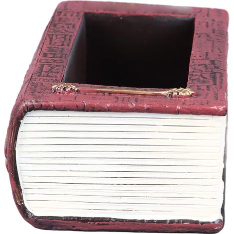 Vintage-Topf in Buchform, kleiner dekorativer Topf (1/5)