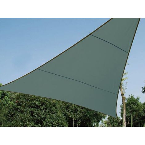 Perel Telo ombreggiante triangolare grigio-verde 3,6 m