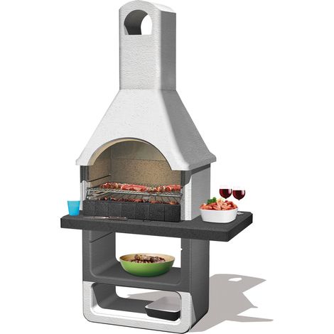 Barbacoa Maribor con superficie de trabajo lateral (1/2)