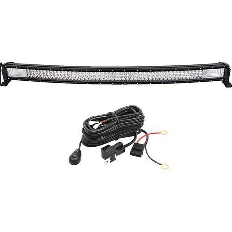 Barre lumineuse LED, faisceau combiné, design étanche, 42 pouces avec kit de câblage (1/2)
