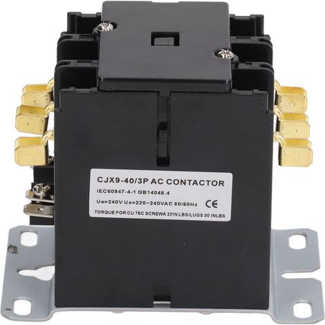 Contacteur 40A 3P 240V pour Climatisation et CVC, Commande de Puissance, Chauffe, Ventilation, Relais de Contrôle (1/5)