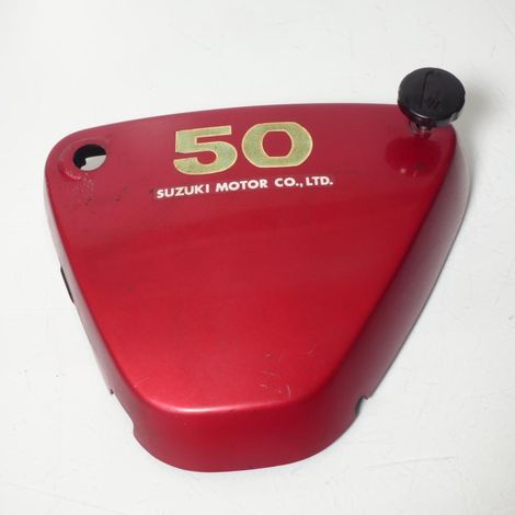 [PRODUIT D'OCCASION] Cache latéral gauche origine pour moto Suzuki 50 A 1969 à 1976 (1/3)