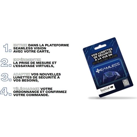 Nuova soluzione SEAMLESS per occhiali di sicurezza con lenti graduate - BOLLE - VOUCP81E (1/3)