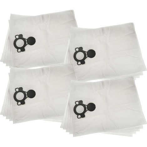 20x Sacs compatible avec BSH20 aspirateur microfibres non tissées, 63cm x 41cm blanc (1/4)
