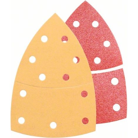 Bosch 2 608 607 417 - Juego de hojas lijadoras, 25 piezas - 102 x 62, 93 mm, 3x40, 6x80, 3x120, 3x180, 2x40, 2x80, 4x120, 2x180 (pack de 25)