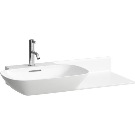 LAUFEN INO lavabo, 1 trou pour robinet, avec trop-plein, tablette (1/5)