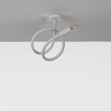 Lampadario a sospensione con filo flessibile Orix - Bianco (1/5)