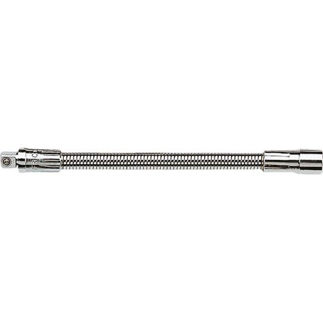 Facom – Rallonge flexible 1/4" – Douille 6 pans – Longueur 216mm – Pour accès difficile – 2,8 N.m maxi