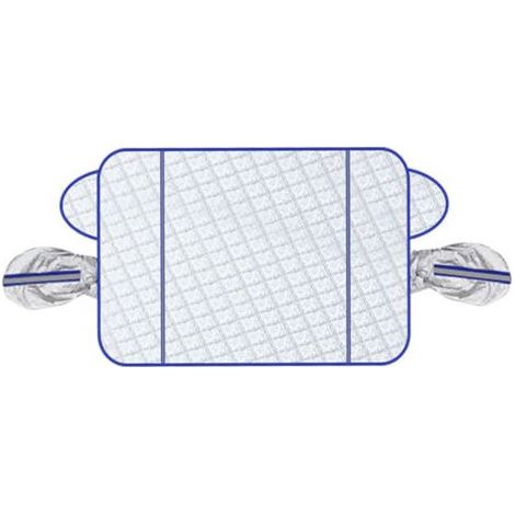 Faltbare, wasserdichte Auto-Windschutzscheibenabdeckung mit Magnetverschluss, Sonnenschutz, Frostschutz, Frontscheibenabdeckung für Autos, UV-Schutz, Regen- und Schneeschutz, 145 x 105 cm (1/4)