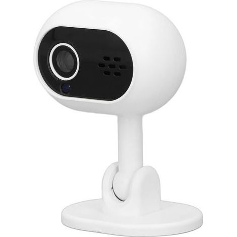 Caméra Intérieure, Caméra de sécurité Domestique 1080P, Expérience Visuelle Améliorée, Conversation Bidirectionnelle, Accès à Distance, Nocturne Infrarouge Automatique, (White) (1/5)