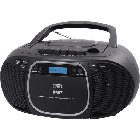 Trevi CMP 576 DAB Numérique 3 W DAB, DAB+, FM Noir Lecture de MP3 (1/4)