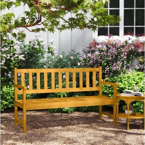 seduta divano 149x56,5 con tavolino pieghevole teak OKMYHOME (1/5)