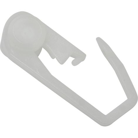 Gardinia Rollringe weiß, 50-er Pack Vorhangschienen