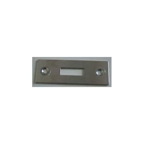 Gache inox pour verrou 1 vantail (1/2)