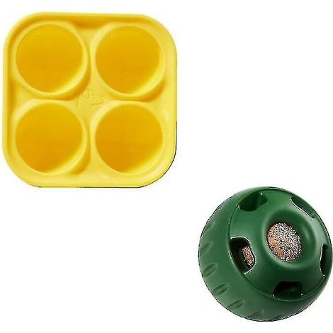 Jouet pour chien rechargeable, facile à nettoyer, balle en caoutchouc naturel durable, simple et résistante (1/5)