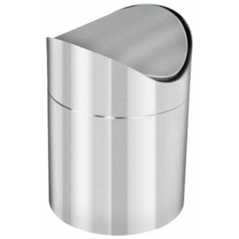 Poubelle Salle DE Bain INOX, Argenté (1/3)