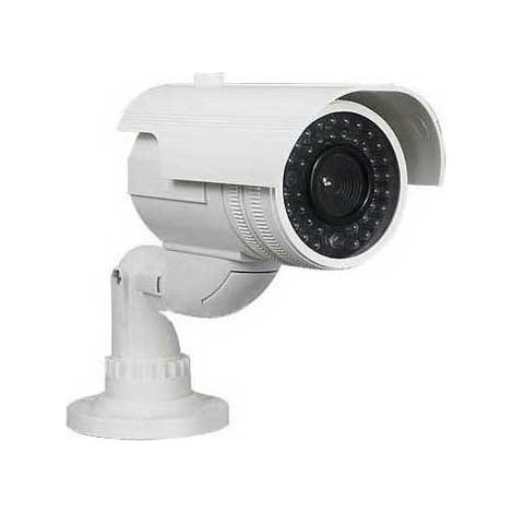 Camera factice d'extérieur à led, fonctionnement par piles (1/4)