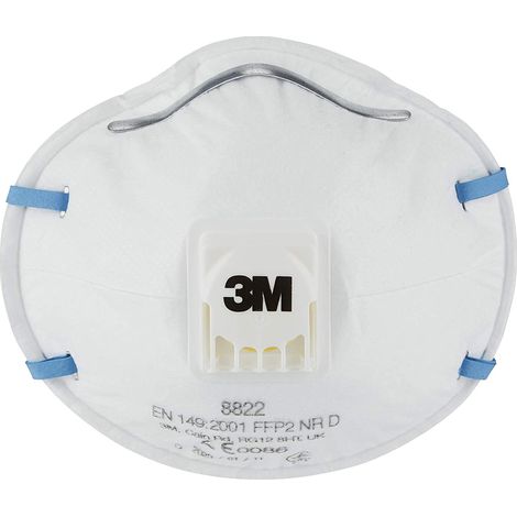Masque facial jetable 3M FFP2 Classic 8822 - -