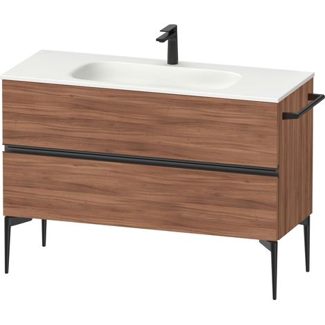 Duravit Sivida Waschtischunterbau, 2 Schubkästen, Griffleiste (1/4)