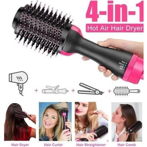 Brosse Soufflante, Brosse Lissante Chauffante Electrique Multifonctionnels Sèche-Cheveux 3 en 1, sèche-cheveux brosse (1/4)