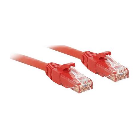 Lindy 48030 câble de réseau Rouge 0,3 m Cat6 U/UTP (UTP) (1/3)